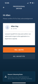 driverAppLoginFFD Driver App Login FFD