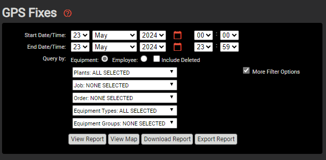 report_screen_GPS Report GPS