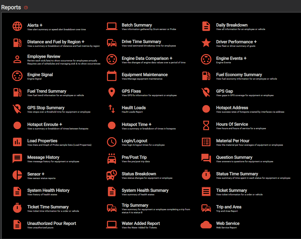 report_screen_main Report Main