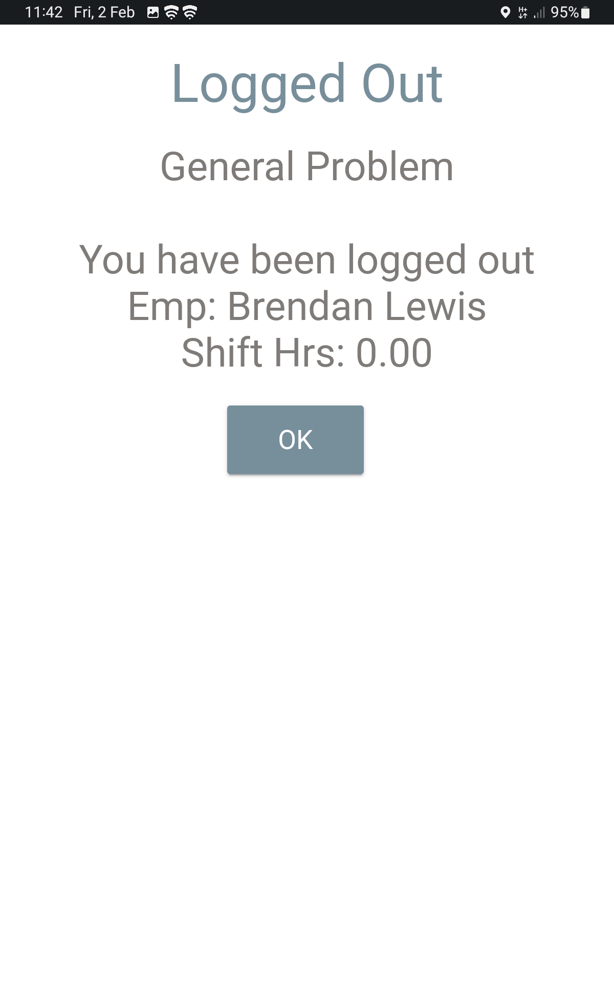 Error General Problem Error General Problem Screen Capture