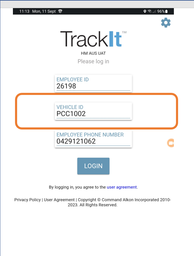 truck_id Truck ID